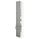 SEKTION / MAXIMERA High cab w 2drs/2 fronts/4 drawers, white/Bodbyn gray, 15x15x90 "