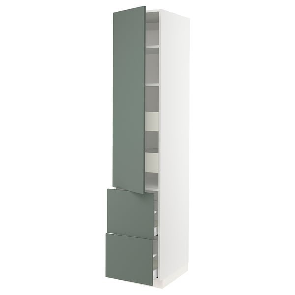 Sektion Maximera High Cabinet W Door 4 Drawers White Bodarp