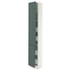 SEKTION / MAXIMERA High cb w 2 doors/shelves/4 drawers, white/Aspudden dark gray-green, 15x15x90 "