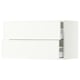 SEKTION / MAXIMERA Wall cabinet with 2 drawers, white/Aspudden matt white, 36x15x20 "