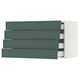 SEKTION / MAXIMERA Wall cabinet with 4 drawers, white/Aspudden dark gray-green, 36x15x20 "
