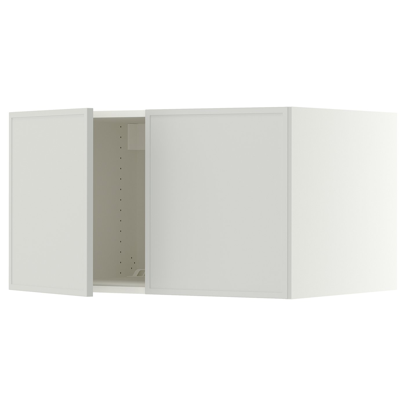 SEKTION top cab f fridge/freezer w 2 doors, white/Axstad matt