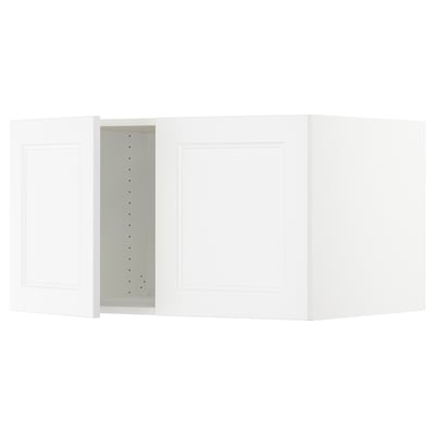 SEKTION Top cab f fridge/freezer w 2 doors, white/Axstad matt white, 36x24x20 "