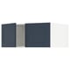 SEKTION Top cab f fridge/freezer w 2 doors, white Axstad/matte blue, 36x24x15 "