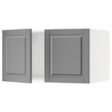 SEKTION Top cab f fridge/freezer w 2 doors, white/Bodbyn gray, 36x24x20 "