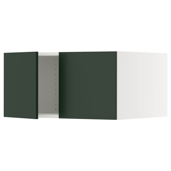SEKTION Top cab f fridge/freezer w 2 doors, white/Havstorp deep green, 30x24x15 "