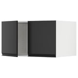 SEKTION Top cab f fridge/freezer w 2 doors, white/Upplöv matt anthracite, 36x24x20 "