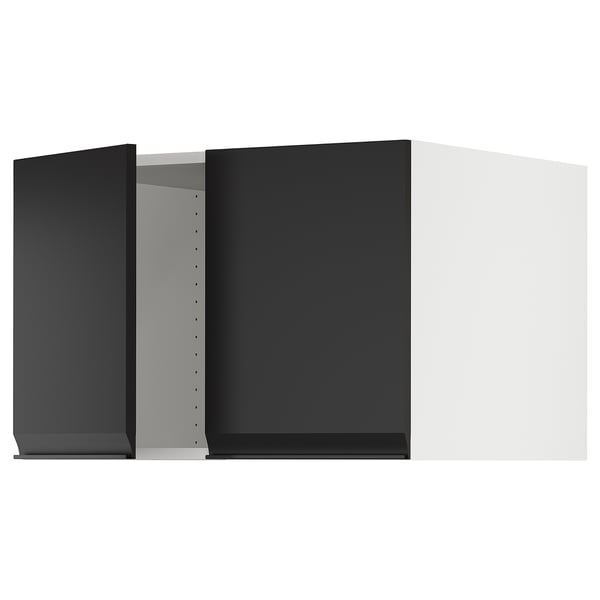 SEKTION Top cab f fridge/freezer w 2 doors, white/Upplöv matt anthracite, 30x24x20 "