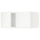 SEKTION Top cab f fridge/freezer w 2 doors, white/Voxtorp matt white, 30x24x15 "