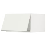 SEKTION Top cab f fridge/freezer w push-op, white/Vallstena white, 24x24x15 "