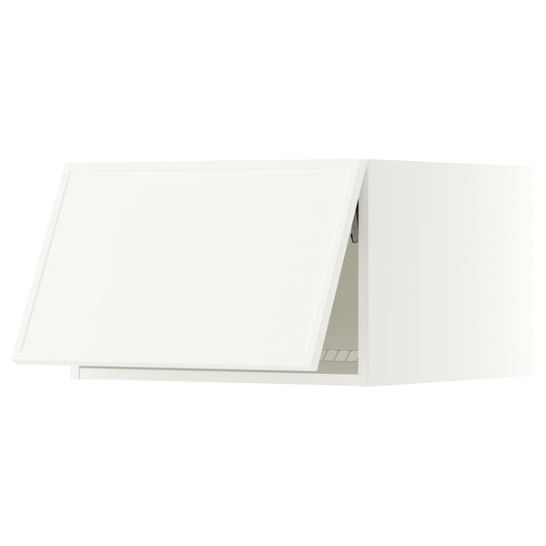 SEKTION Top cabinet for fridge/freezer, white/Aspudden matt white, 24x24x15 "