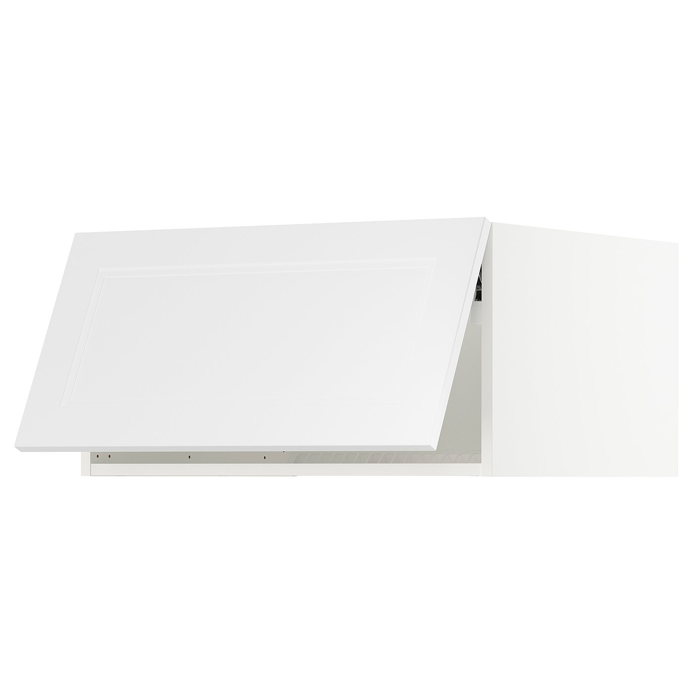 SEKTION top cabinet for fridge/freezer, white/Axstad matt white