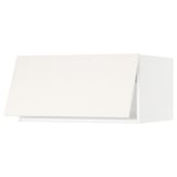 SEKTION Top cabinet for fridge/freezer, white/Veddinge white, 30x24x15 "