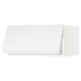 SEKTION Top cabinet for fridge/freezer, white/Voxtorp matt white, 30x24x15 "