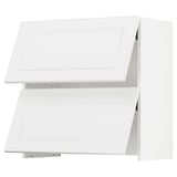 SEKTION Wall cab w bu-in extr hood w pu-op, white/Axstad matt white, 30x15x30 "