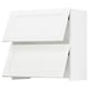 SEKTION Wall cab w built-in extractor hood, white Enköping/white wood effect, 30x15x30 "