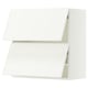 SEKTION Wall cabinet horizontal w 2 doors, white/Aspudden matt white, 30x15x30 "
