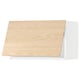 SEKTION Wall cabinet horizontal w push-open, white/Askersund light ash effect, 24x15x15 "