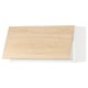 SEKTION Wall cabinet horizontal w push-open, white/Askersund light ash effect, 30x15x15 "