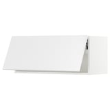 SEKTION Wall cabinet horizontal w push-open, white/Axstad matt white, 36x15x15 "