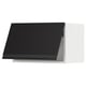 SEKTION Wall cabinet horizontal w push-open, white/Upplöv matt anthracite, 24x15x15 "