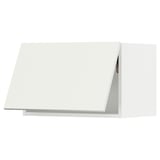 SEKTION Wall cabinet horizontal w push-open, white/Vallstena white, 24x15x15 "