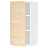 SEKTION Wall cabinet, white/Askersund light ash effect, 15x15x30 "