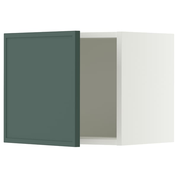 SEKTION Wall cabinet, white/Aspudden dark gray-green, 18x15x15 "