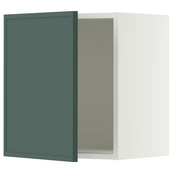 SEKTION Wall cabinet, white/Aspudden dark gray-green, 18x15x20 "