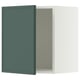 SEKTION Wall cabinet, white/Aspudden dark gray-green, 18x15x20 "
