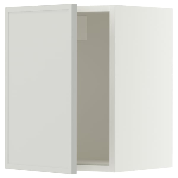 SEKTION Wall cabinet, white/Aspudden light gray, 15x15x20 "