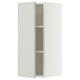 SEKTION Wall cabinet, white/Aspudden light gray, 12x15x30 "
