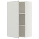 SEKTION Wall cabinet, white/Aspudden light gray, 24x15x40 "