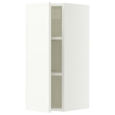 SEKTION Wall cabinet, white/Aspudden matt white, 12x15x30 "