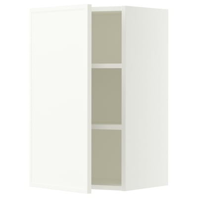 SEKTION Wall cabinet, white/Aspudden matt white, 18x15x30 "
