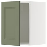 SEKTION Wall cabinet, white/Axstad gray-green, 15x15x20 "