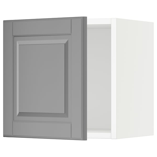 SEKTION Wall cabinet, white/Bodbyn gray, 15x15x15 "