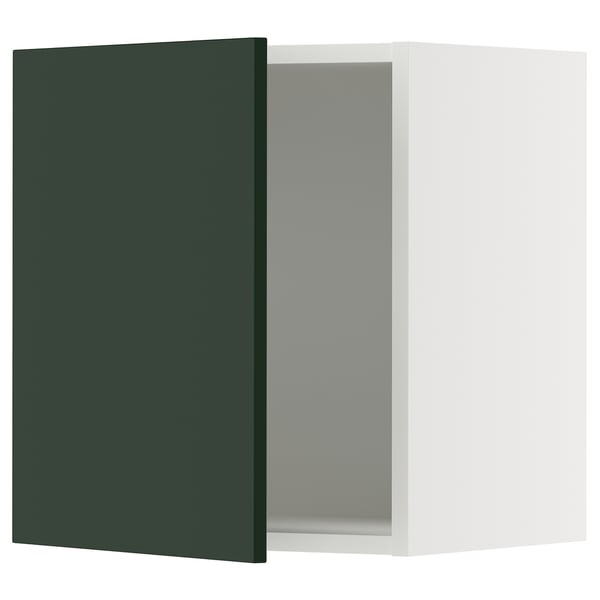 SEKTION Wall cabinet, white/Havstorp deep green, 18x15x20 "