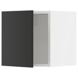 SEKTION Wall cabinet, white/Nickebo matt anthracite, 15x15x15 "