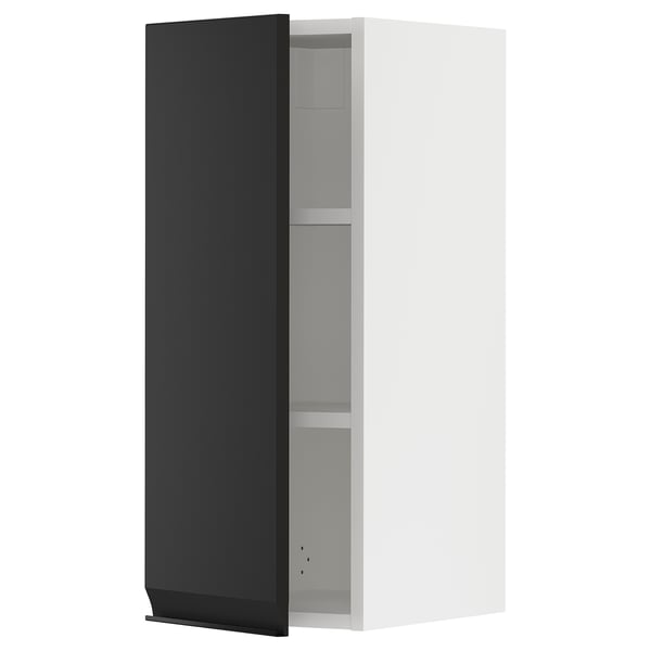 SEKTION Wall cabinet, white/Upplöv matt anthracite, 12x15x30 "