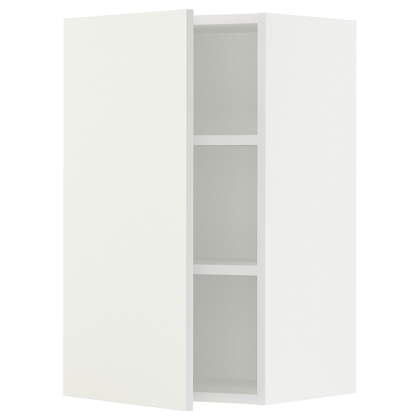 SEKTION wall cabinet, white/Vallstena white, 46x37x76 cm (18x15x30