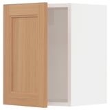 SEKTION Wall cabinet, white/Vedhamn oak, 15x15x20 "