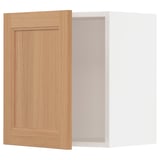 SEKTION Wall cabinet, white/Vedhamn oak, 18x15x20 "