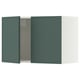 SEKTION Wall cabinet with 2 doors, white/Aspudden dark gray-green, 30x15x20 "
