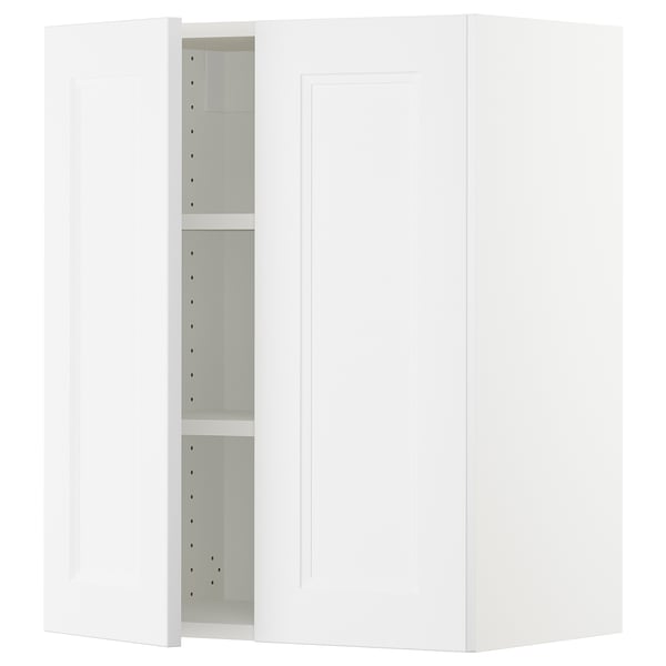 SEKTION Wall cabinet with 2 doors, white/Axstad matt white, 24x15x30 "