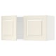SEKTION Wall cabinet with 2 doors, white/Bodbyn off-white, 30x15x15 "