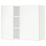SEKTION Wall cabinet with 2 doors, white/Voxtorp matt white, 36x15x30 "
