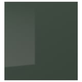SELSVIKEN Door, high gloss dark olive-green, 23 1/2x25 1/8 "
