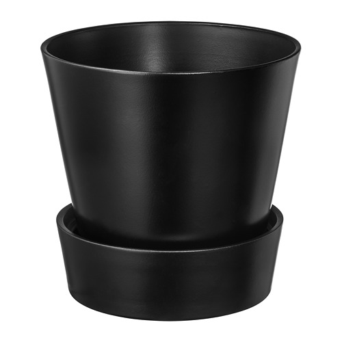 SENAP Plant pot with saucer 15 cm IKEA