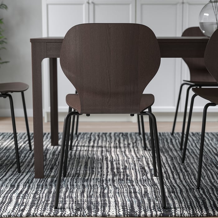 SIGTRYGG chair, dark brown/Sefast black IKEA CA